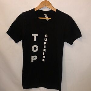 Top Superior Black Tee Shirt (unisex)